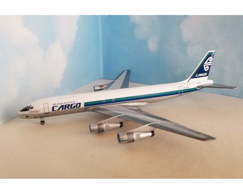 Air New Zealand Cargo DC-8-54F ZK-NZD 1:200 Scale Aeroclassics
