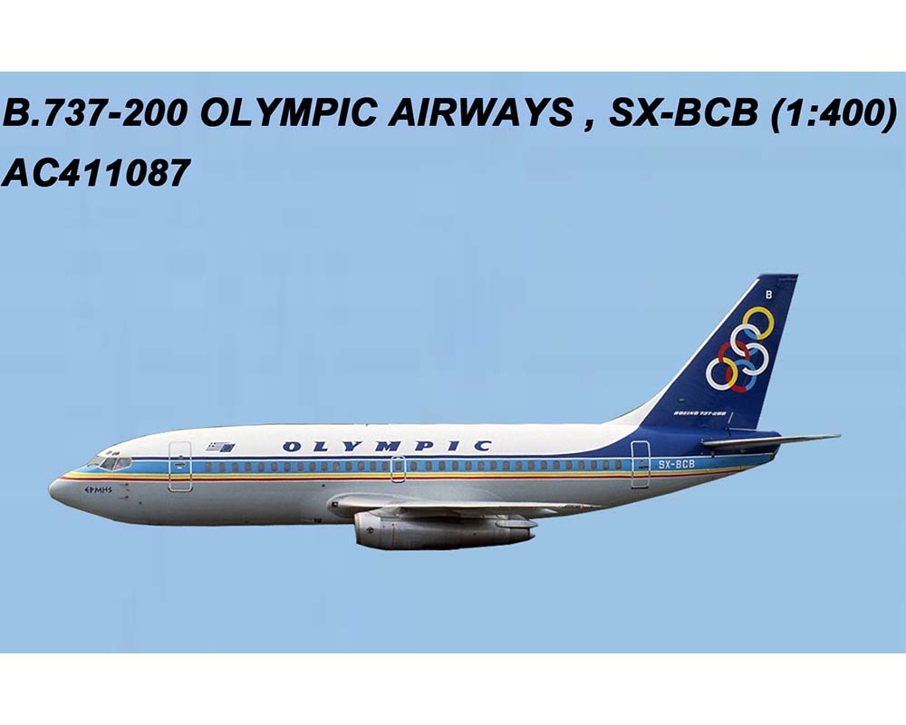 Olympic Airways B737-200 SX-BCB 1:400 Scale Aeroclassics