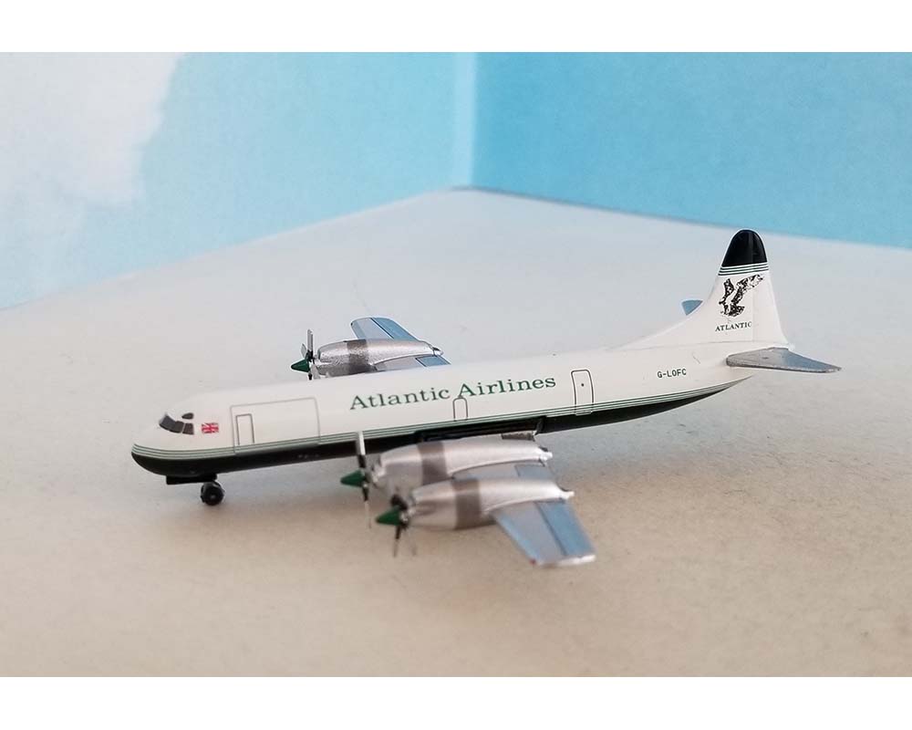 Aero classics アエロクラシックス L-188 Atlantic Airlines L-188 G-LOFC 1:400 Scale Aeroclassics