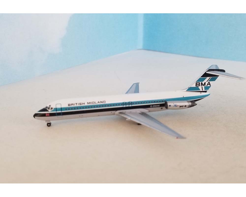 British Midland DC-9-32 G-BMAC 1:400 Scale Aeroclassics AC411138