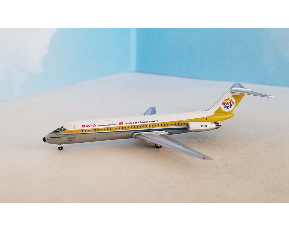 BWIA DC-9-32 9Y-TFI 1:400 Scale Aeroclassics AC411140: AeroClassicsDirect