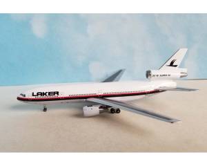 Laker Airways DC-10-30 N832LA 1:400 Scale Aeroclassics AC411425