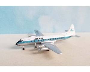 Luxair Viscount 800 LX-LGC 1:400 Scale Aeroclassics AC411463