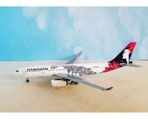 Alaska Airlines / Hawaiian split livery A330-200 N395HA 1:400 Scale Aeroclassics AC411468