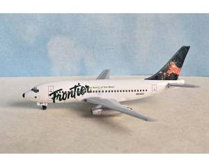Frontier B737-200 N214AU 1:400 Scale Aeroclassics AC411512