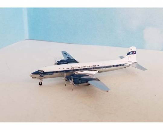 SOUTH AFRICAN DOUGLAS DC7 ZS-DKF 1:400 Scale AEROCLASSICS AC419945