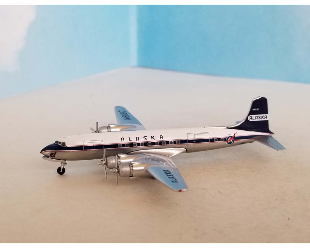 Alaska Airlines DC 6 N6118C 1 400 Scale Aeroclassics AC419954