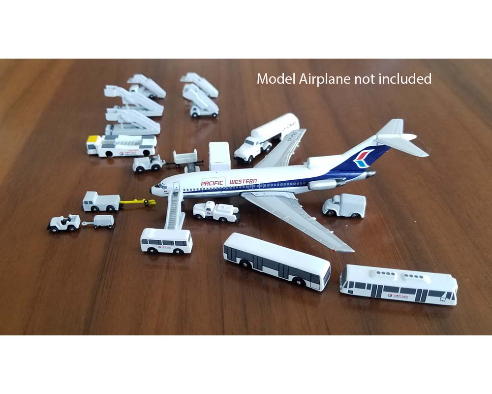 全日空商事 ANA 1/400 GSE ACCESSORIES Generic 21 piece GSE Set 1:400 Scale Aeroclasscs ACGSESET