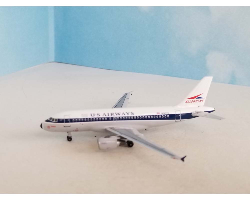 US Airways / Allegheny Airbus A319 N745VJ 1:400 Scale Bluebox BBX41608 ...