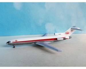 TWA B727-200 N12308 1:400 Scale Bluebox BBX41679