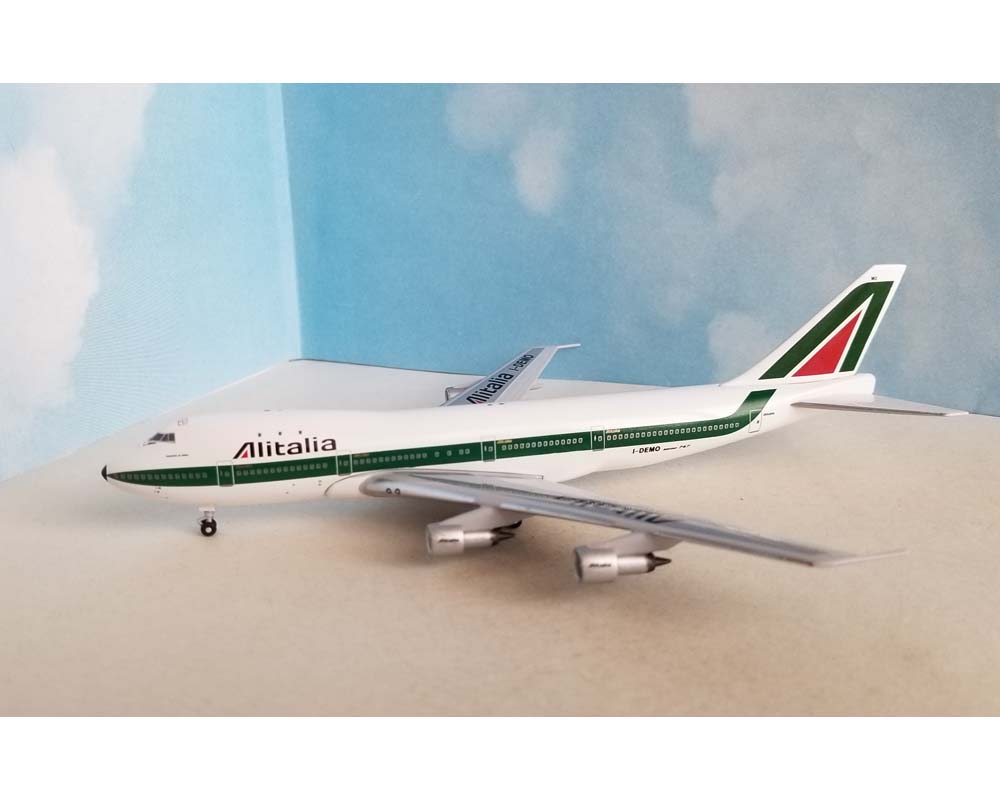 Alitalia B747-100 I-DEMO 1:400 Scale Bluebox FYRS747002: AeroClassicsDirect