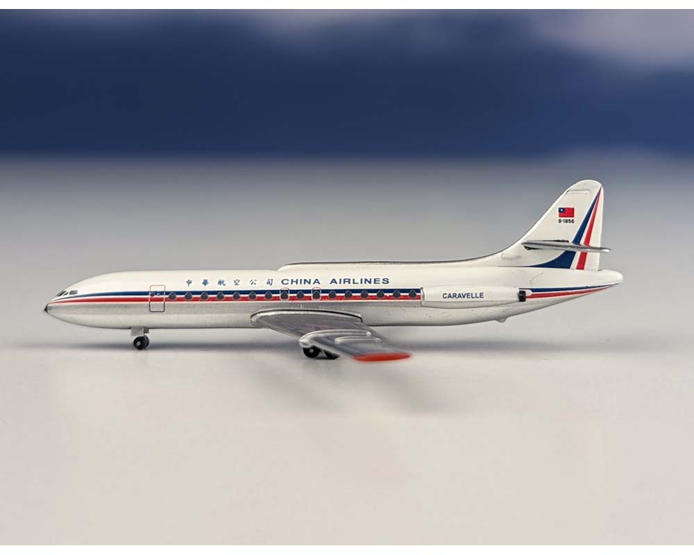 China Airlines SE210 Caravelle B-1856 1:400 Scale Aeroclassics YU0009 ...