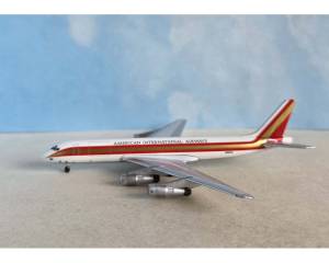 American International DC-8-54 N801CK 1:400 Scale Aeroclassics AC411485