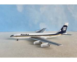 Alaska Airlines B707-300 N724PA 1:400 Scale Aeroclassics AC411496