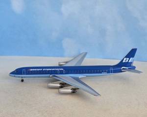 Braniff International DC-8-62 N1804 1:400 Scale Bluebox BBX41685