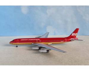 Braniff International DC-8-62 N1806 1:400 Scale Bluebox BBX41686
