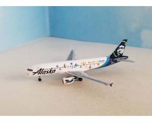 ALASKA AIRLINES Pride Airbus A320 N854VA 1:400 Scale AEROCLASSICS AC419975